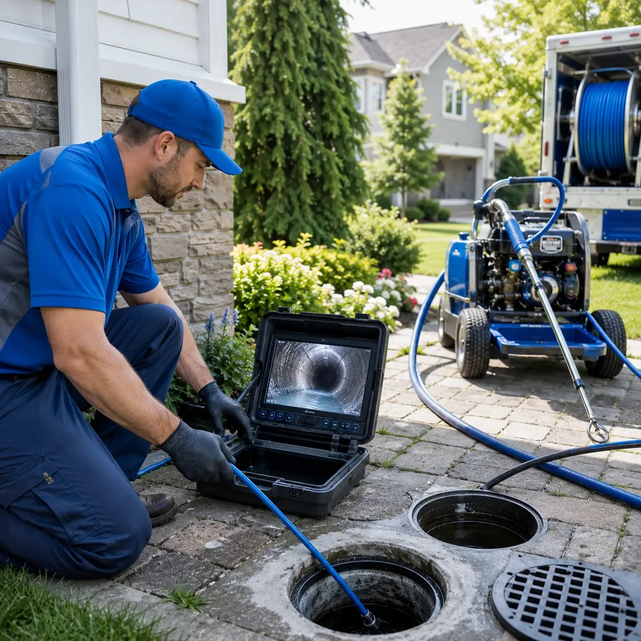 Outdoor drain cleaning professionals serving Hebron, OH
