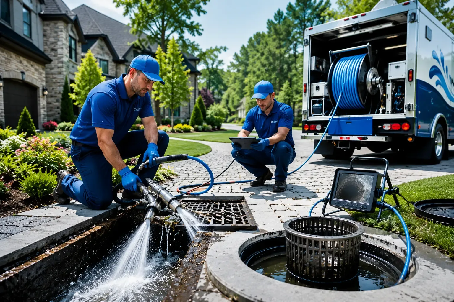 Local outdoor drain cleaning professionals in Hebron, OH