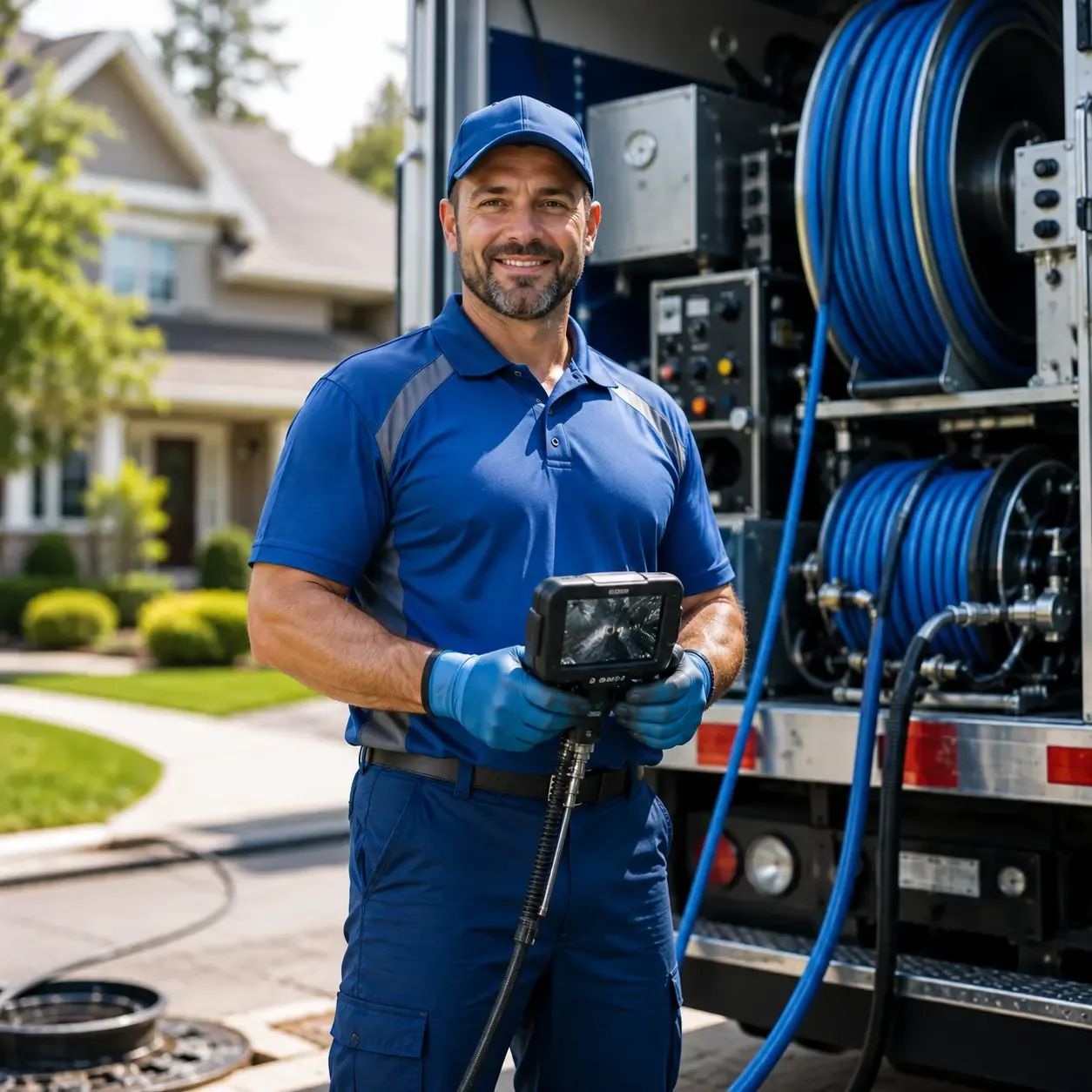 Local outdoor drain cleaning specialists in Hebron, OH